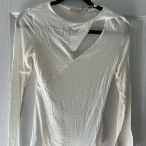 White Long Sleeve Women Top